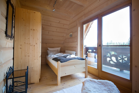 Sypialnia 1-osobowa - domek alpejski